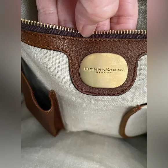 Authentic Donna Karen New York Colorful  Tote Bag - Picture 2 of 5